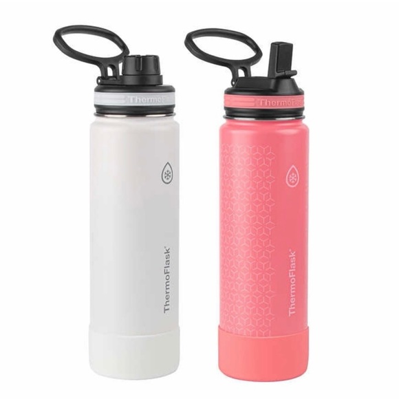 ThermoFlask 24 oz Stainless Steel Insulated Water Bottle, 2-pack - Picture 1 of 6